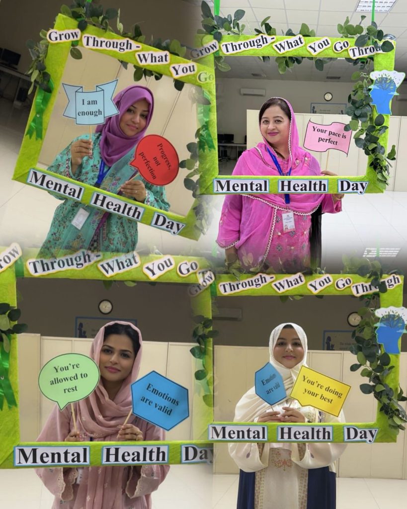 Celebrating World Mental Health Day at Pakistan School Muscat 🌿